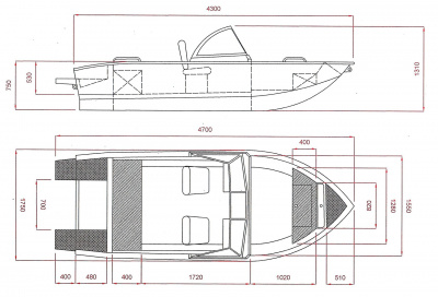 Лодка Aluton 430DC